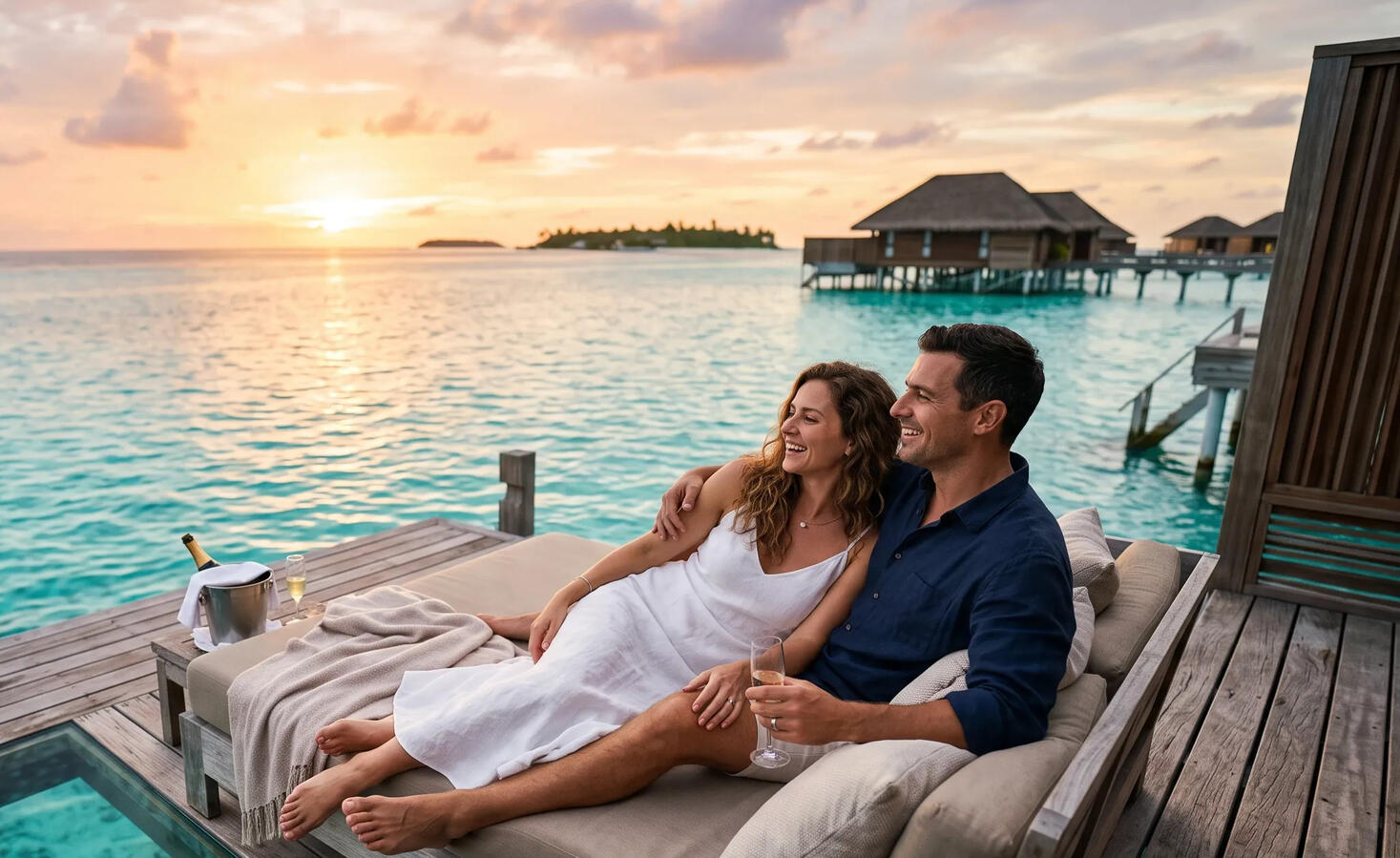 Couple in Maldives by Eva Digital Impact