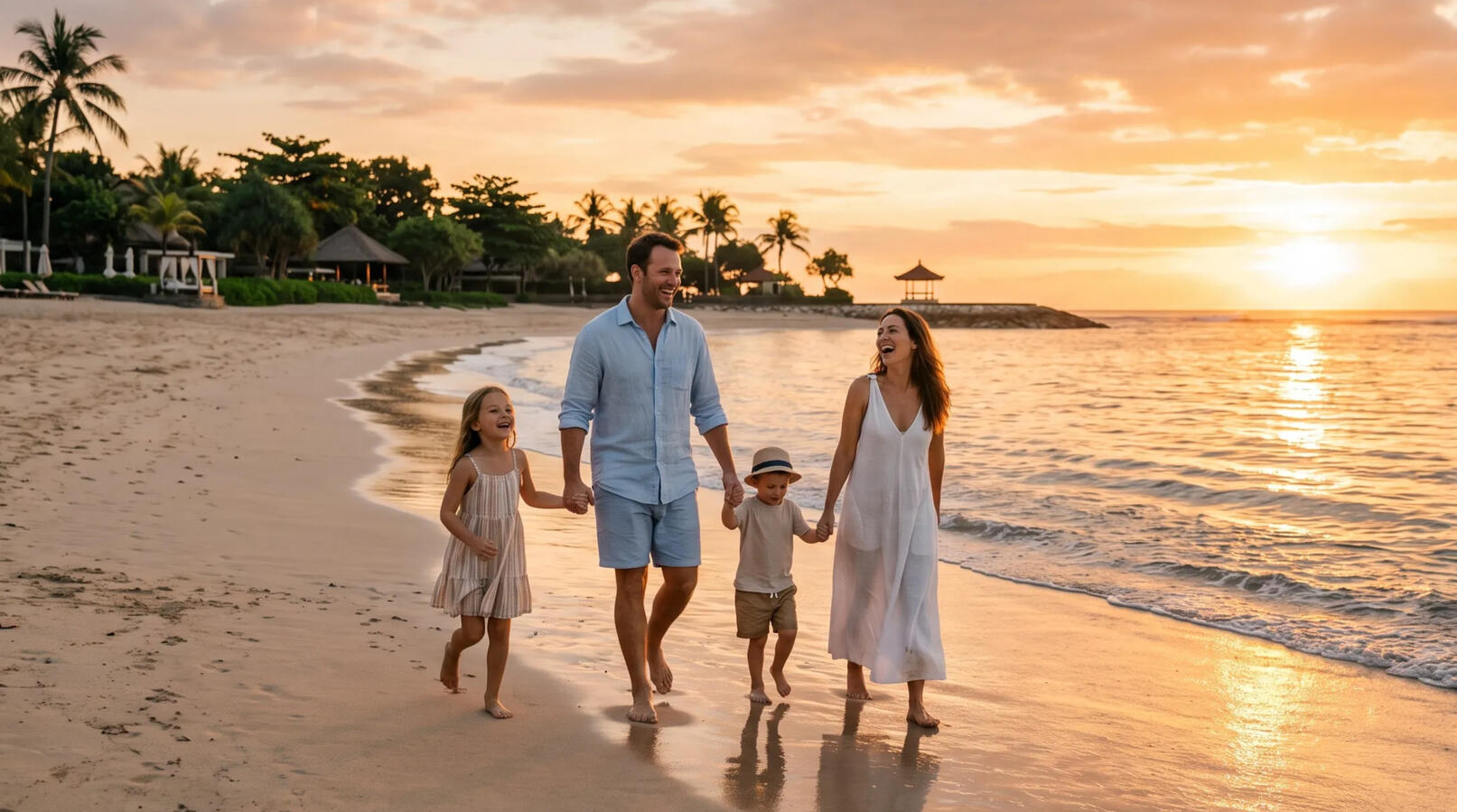 Family on the beach by Eva Digital Impact Family on the beach by Eva Digital Impact